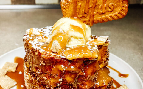 Biscoff Ice Cream French Toast