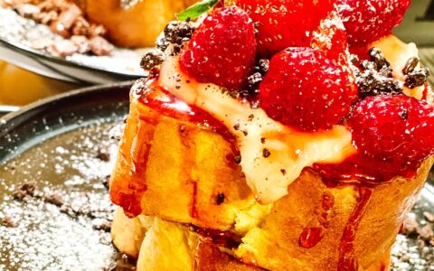 Raspberry & Pistachio French Toast