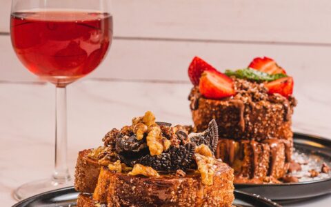 Honey Crunch French Toast & Nutella Strawberry French Toast