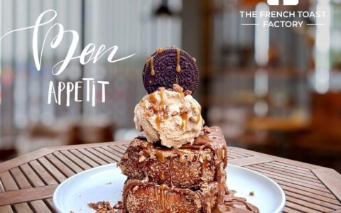 Nutella & Caramel Ice Cream French Toast