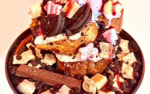 Nutella & Caramel Ice Cream French Toast